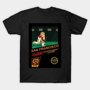 San Francisco Football Team - NES Football 8-bit Design T-Shirt